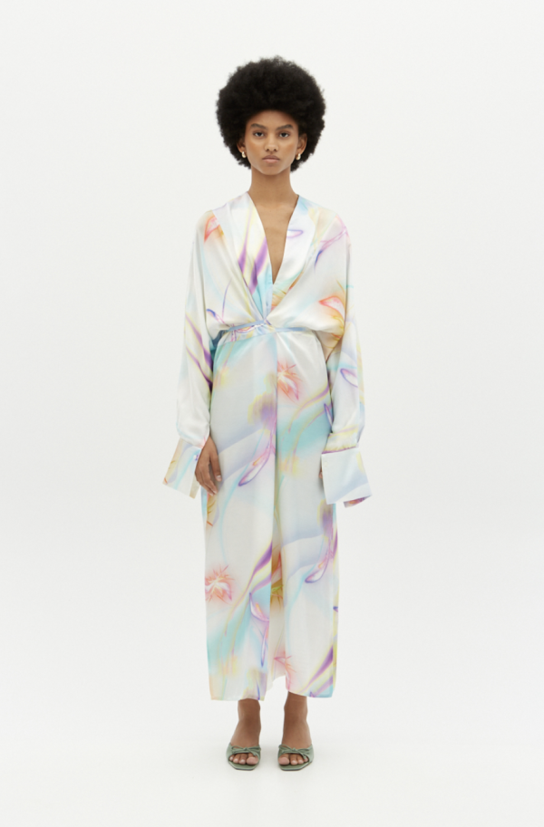 Plumage Kimono Dress by Aeraki